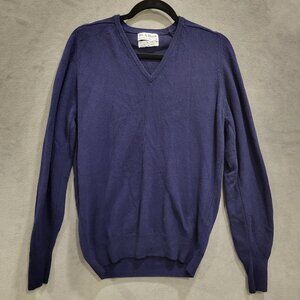 Jos A. Bank Cashmere Sweater Men’s Size 42  V-Neck 2‎ Ply Soft Lightweight USA